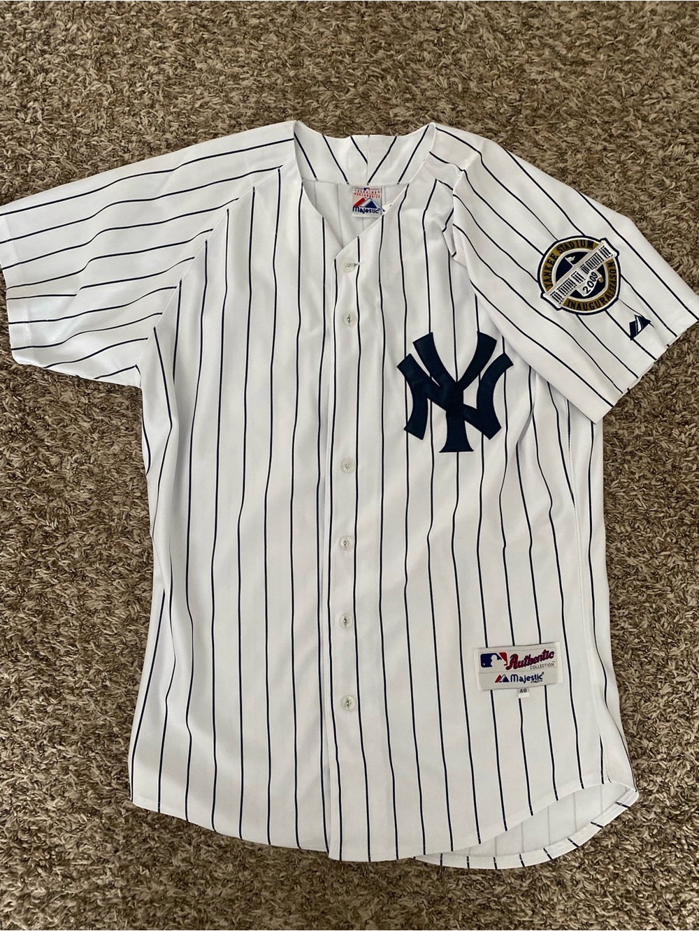 New York Yankees Majestic 2009 inaugural Baseball Jersey